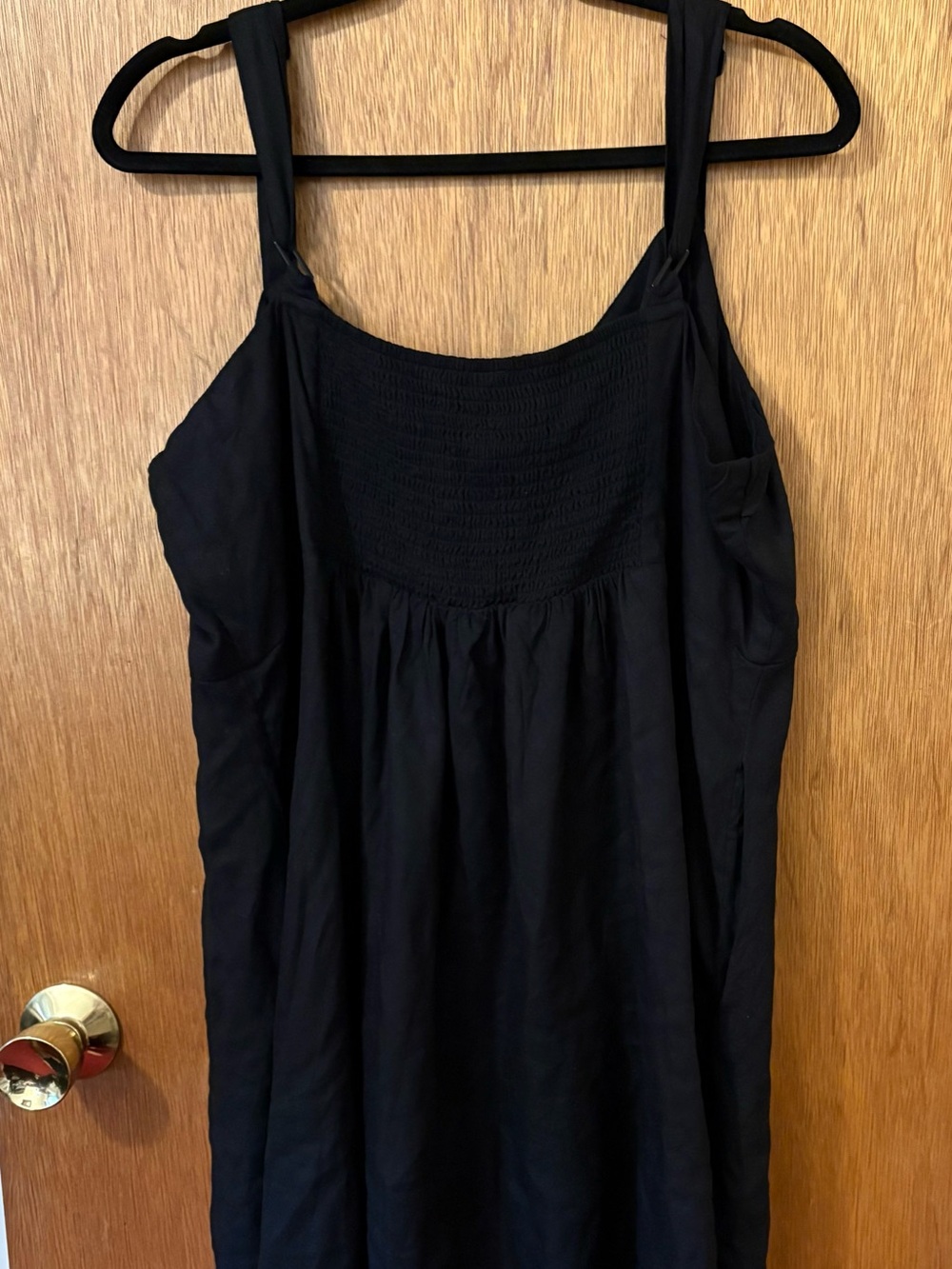 Old Navy Black Fit & Flare Petite XXL Crepe Mini Dress - Picture 5 of 7